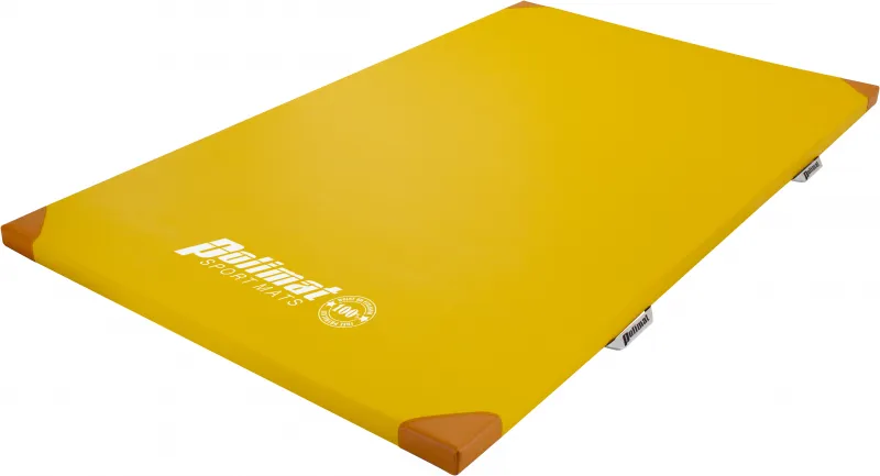 materac gimnastyczny z narożnikami i uchytami polimat gymnastic mat with corners and hand grips polimat-sport