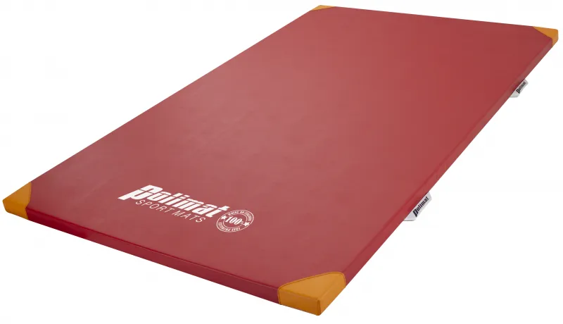 materac gimnastyczny z narożnikami i uchytami polimat gymnastic mat with corners and hand grips polimat-sport